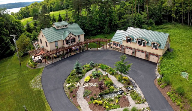 Large secluded Waterfront Property