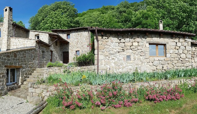 Large stone cottage 12 people in the heart of Ardeche