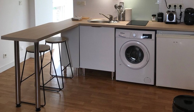 Large studio in beautiful stone building