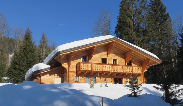 Large, sunny, peaceful chalet in the heart of nature in Les Diablerets, Switzerland.