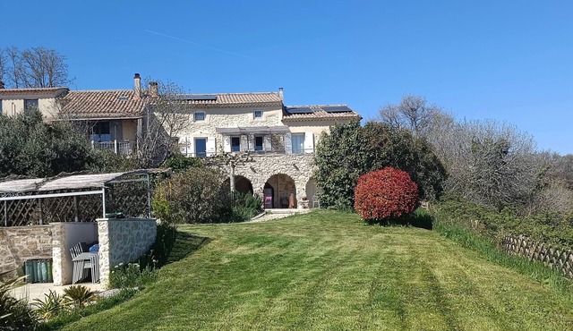 Large, tastefully renovated old house with elegant swimming pool.