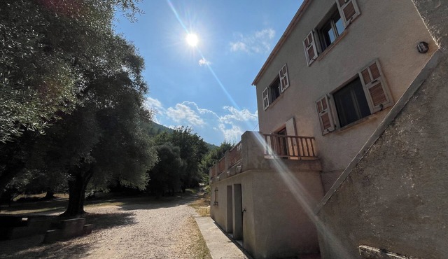 Large Villa sleeps 14 in the Corsican maquis on the riverbank - 8mn from Corte