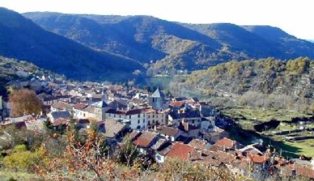 Large village house with terrace and garden