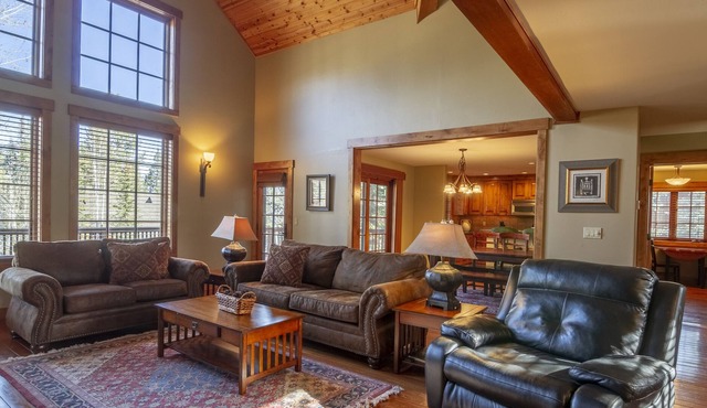 Large Walk-through Kitchen | Stone Fireplace | Cozy Loft with Queen Bed