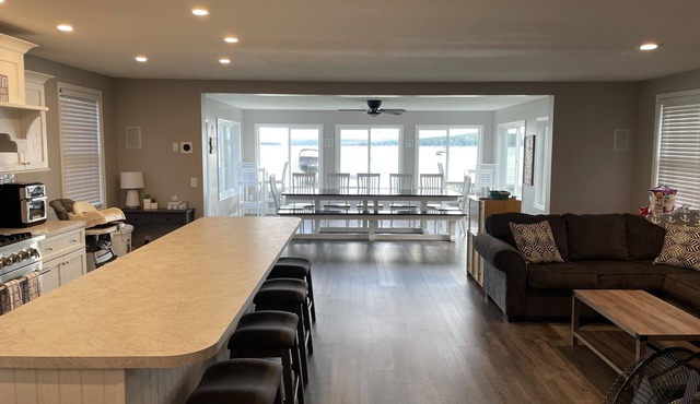 Large Waterfront Home at the North End of Conesus Lake with Garage Game Room!