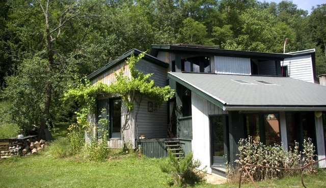 large wooden house architect