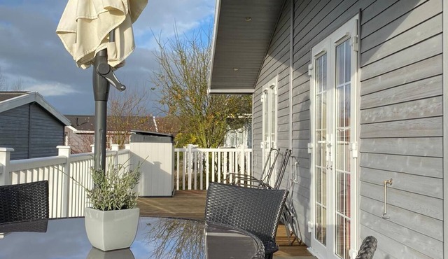 Largest size of lodge available at the Marina. Pet friendly & disabled access.