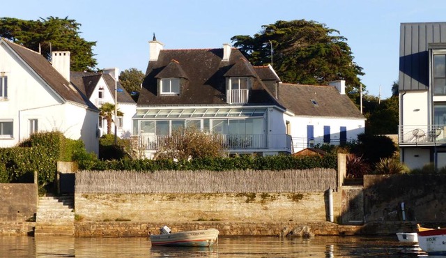 Larmor-Baden - Maison vue sur mer avec accès direct à la plage