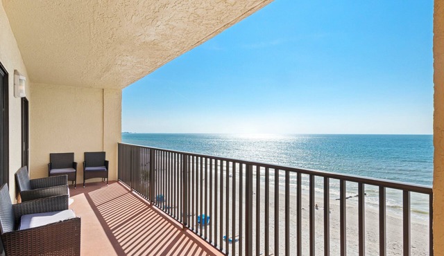 🌊 Las Brisas #407 — Spacious 3BR Gulf Front Condo with Balcony & Beach Views
