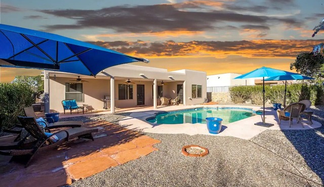 Las Cruces Southwest Charm with Pool, Hot Tub & Mountain Views