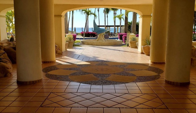 Las Mananitas Ground floor overlooking the Pools and Sea of Cortez! Ocean Front!