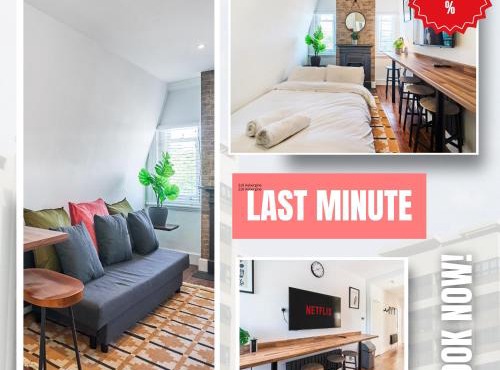 Last-Minute Deals l Flat 8 l Reserve Now l Summer Stay l Sleeps Up to 4 l Business Family Live London Short Lets & Serviced Accommodation