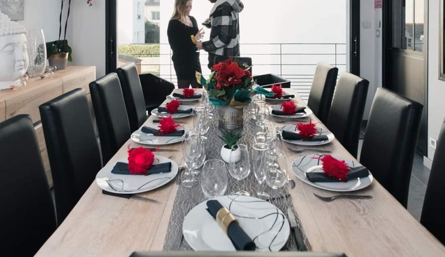 Last minutes April Villa des Mers with jacuzzi sea view 10 persons