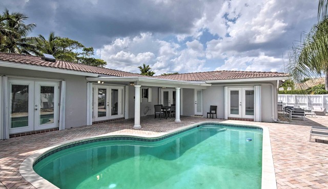 Lauderdale Waterfront Villa w/ Heated Pool