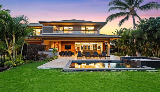 Laule‘a #13 by Gather – Mauna Lani 4BR Villa w/Golf Frontage, Private Pool/Spa