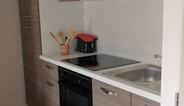 Lavender 2-room apartment in villa 7km from Les Concluses de Lussan