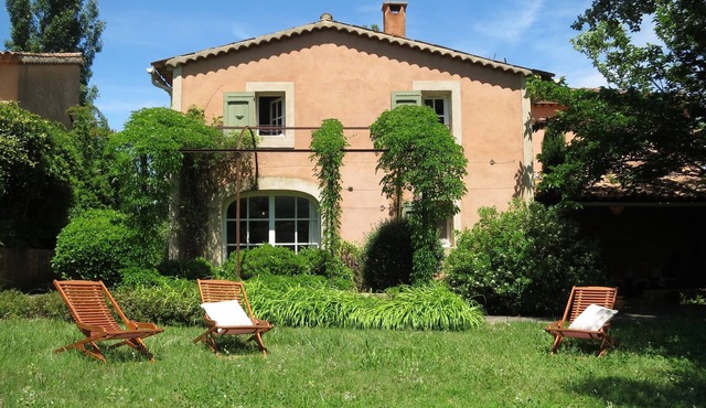 Lavender, Luberon view, swimming pool, AC : Villa Mas du Luberon 15 km from Apt