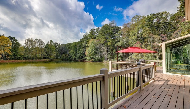Lawrenceville Gem w/Boat Dock on Private Lake!