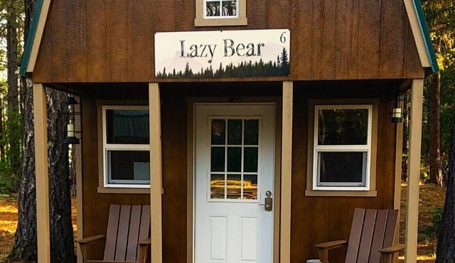 Lazy Bear Cabin 6 - Restrooms and Showers are a short walk away.