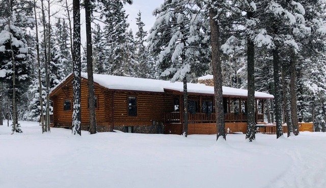 Lazy Dog Lodge is the quintessential log home in a ski and mountain bike resort