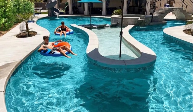 LAZY RIVER, Water slide, Arcade, Race track &Games, Playground