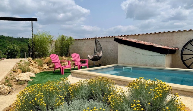 Le 007 Refuge –Rural Gîte élégant private swimming pool