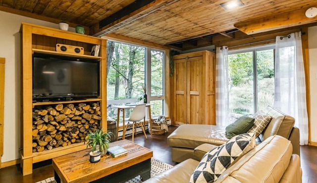 Le 14 Chalets Howard - Spa-Shower-Hammock-Bromont