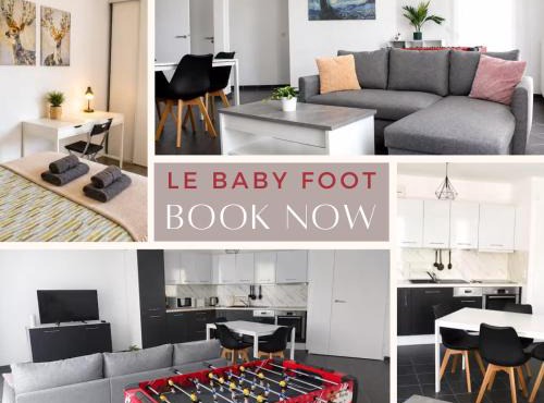 LE BABY FOOT - Balcon terrasse & Parking - RER PARIS & AEROPORT 20MIN Service Staywell Loc