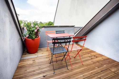 Le Balcon fleuri centre Robertsau tram Jardiniers
