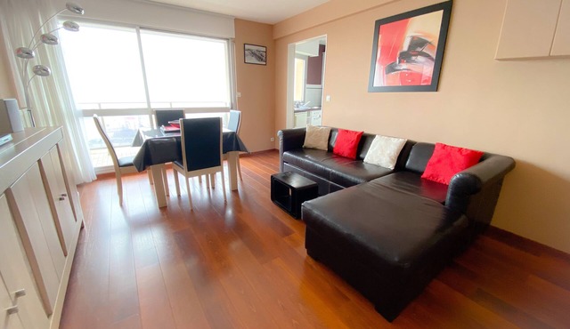 Le Beach, appartement avec balcon et vue sur mer