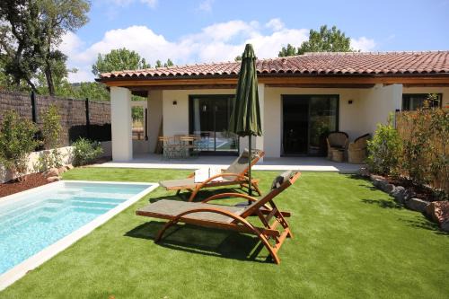 Le Berceau d'Asciaghju Palombaggia - Accès plage et Piscine privée