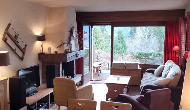 LE BETTEX - 1400m - 2 rooms - 50m2 + large terrace facing Mont Blanc