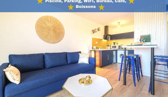 Le Bleu Nuit Piscine Parking Netflix Café