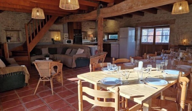 Le Bois Fleuri 3 Cottages 18 People Private Swimming Pool