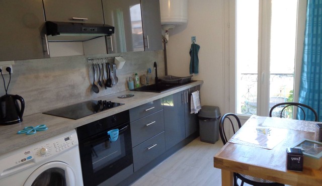 Le Boulou, T1, double bed, new, very quiet - V