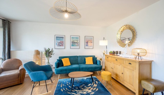 Le Brocéliande - 8min de la Plage