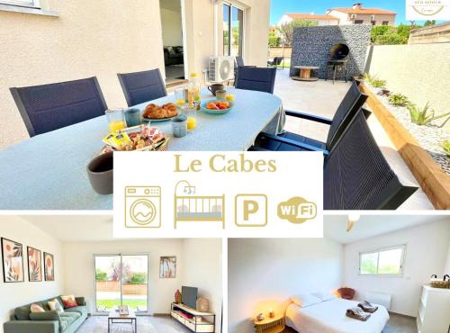 Le Cabes - Climatisation - BBQ -Terrasse & Jardin- Free Parking 2 places-WIFI - Télétravail - SudSéjourConciergerie