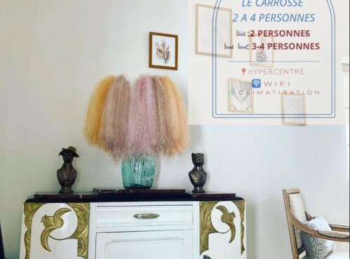 Le carrosse, la diligence, centre Saint Jean de Losne tarif 2pers 1 chambre, tarif 4 pers 2 chambres