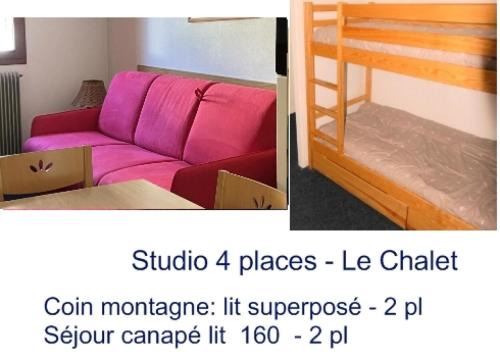 LE CHALET - Piscine 2 - Studio pour 4 Personnes MAE-8694