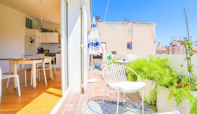 Le Chave - Appart 1 ch terrasse et climatisation