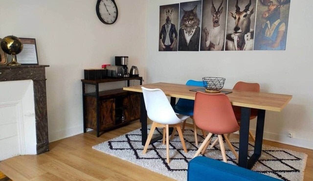 "Le Ciel de Leboindre" 2bed station & center Free Park