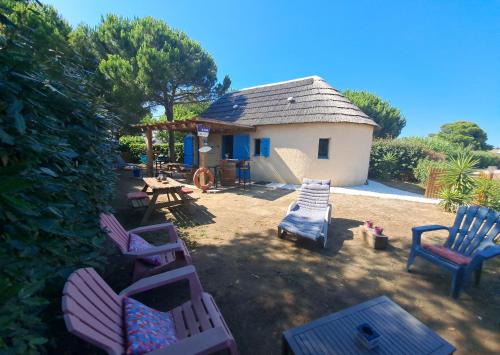 le clos d'estany joli mas à Barcarès sur l'île des pêcheurs rénové classé idéal grande famille