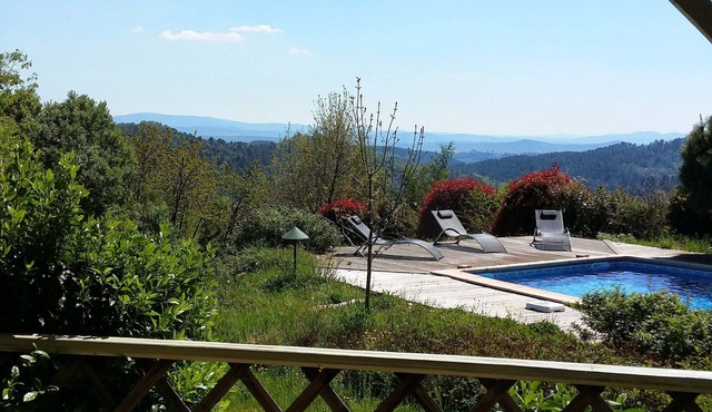 Le Clos des Mimosas - LA GLYCINE - Large 12X6 saltwater swimming pool - Shared