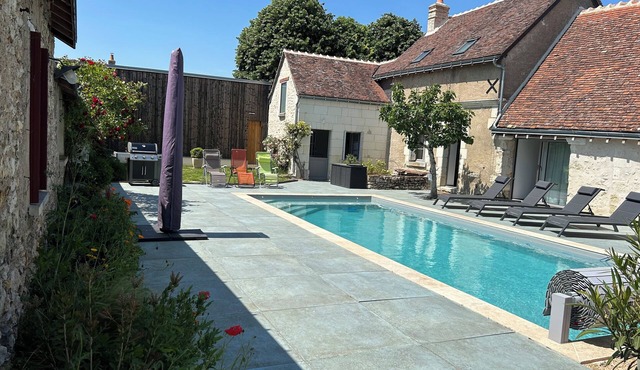 Le Clos des Buis 2, 6 Personnes, Climatisation, Piscine, Entre Tours et Amboise