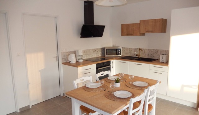 Le CLOS DU LITTORAL NORMAND, single-storey house near the sea