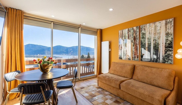 Le Clot Simo - Station des Angles, vue montagne