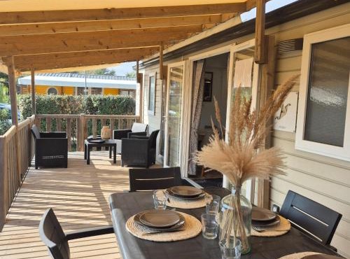 Le Coco Lodge Mobil Home 6-8 Personnes Piscines & Plage Camping 5 étoiles Les Dunes