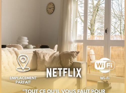 Le Cocon Beige Cozy 2-bedroom apartment at the gates of Paris