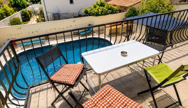 Le Cocon des Romarins ⭐Large 3-bedroom air-conditioned apartment with swimming pool in Montélimar