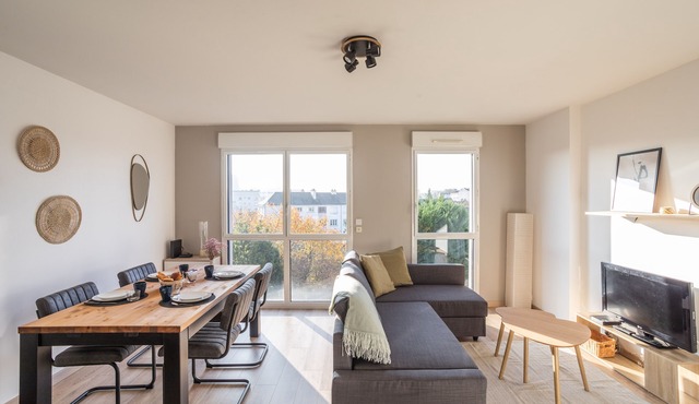 Le Cocon Voltaire - Appartement 2 chambres avec parking - Mabilais